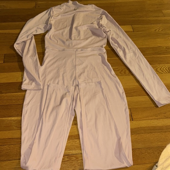 NWOT Amazon Women Long Sleeve Workout Jumpsuit Zip Up Bodysuit 1 Piece size XL - Picture 8 of 8